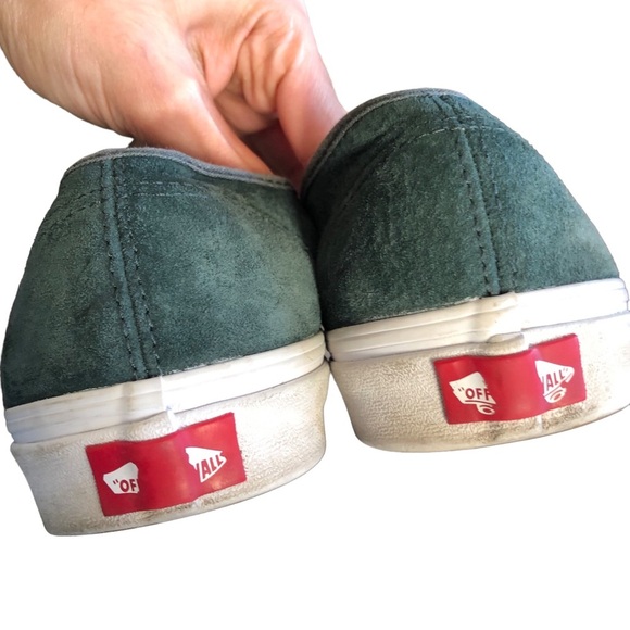 VANS Green Suede low-top Sneakers (size 9.0 Men/ 10.5 Women) - Picture 5 of 10